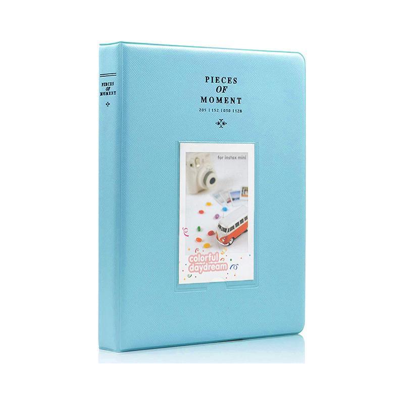 128 Pockets Album Case Storage For Polaroid Photo FujiFilm Camera Film - Royal Blue