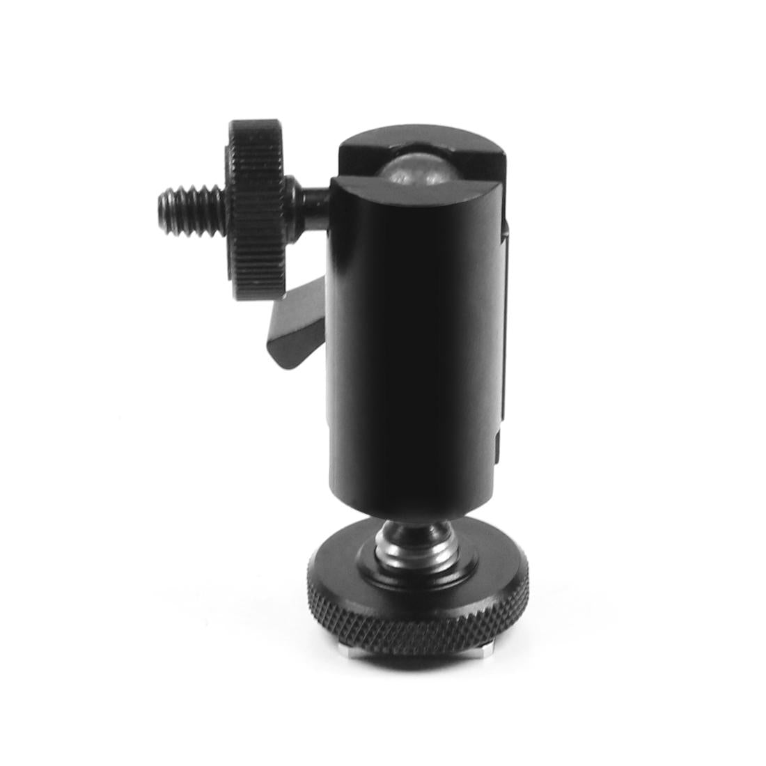 Universal Dual Ballhead Cold Shoe Mount For Action Cameras