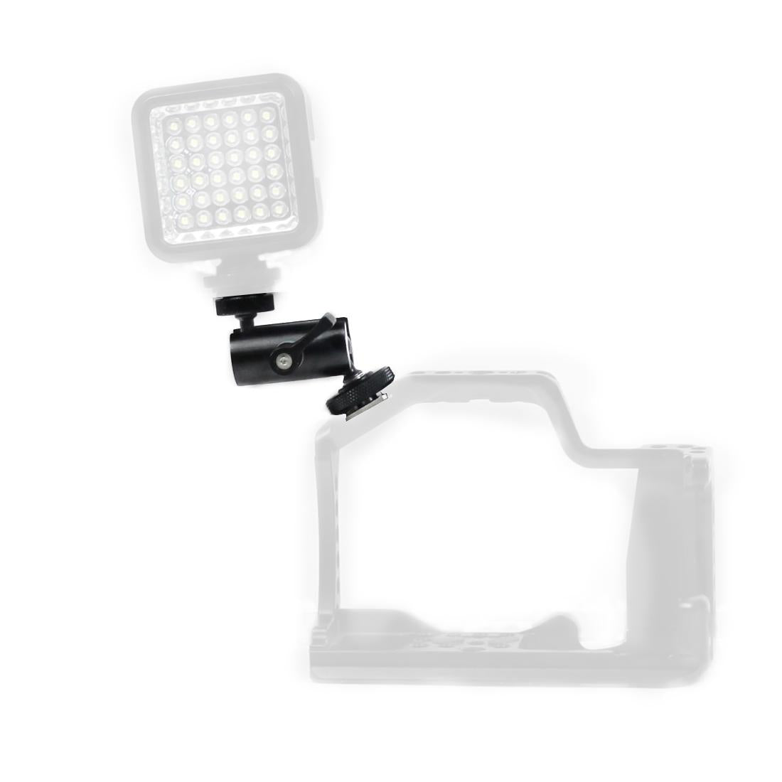 Universal Dual Ballhead Cold Shoe Mount For Action Cameras