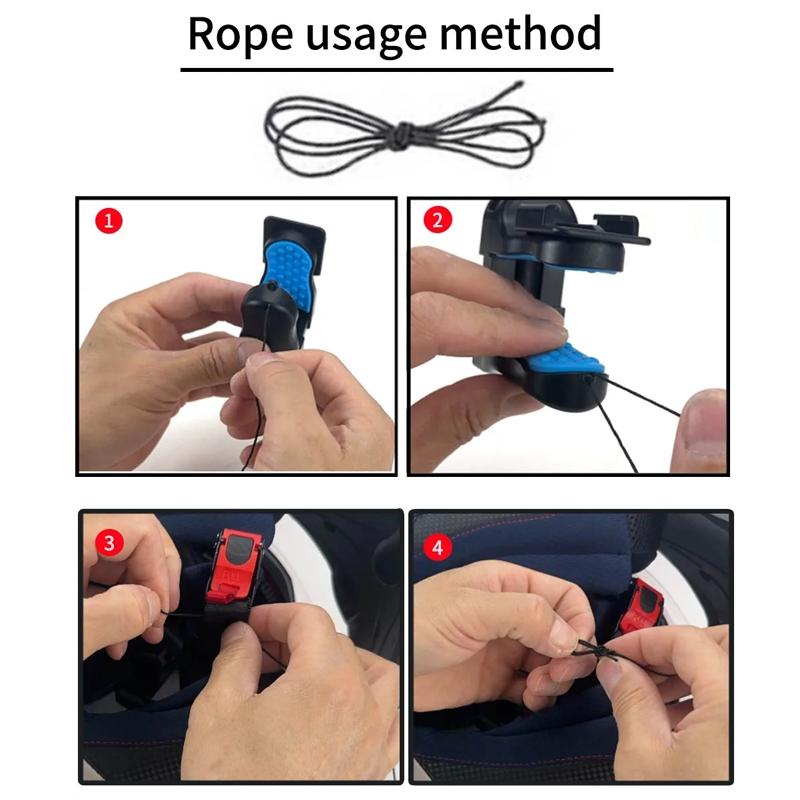 Universal Motorcycle Helmet Mount For Gopro Dji And Sjcam Cameras