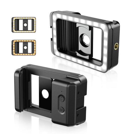 Universal Phone Clip With Multifunctional Fill Light - 1 / 4 & M17 M37 Thread Interface