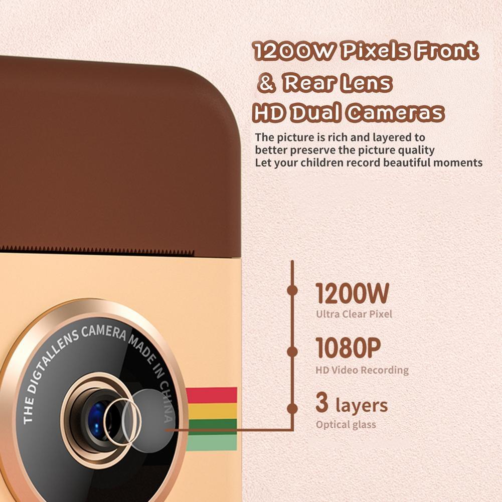 2.4 Hd Screen Children Instant Camera - No Memory Card