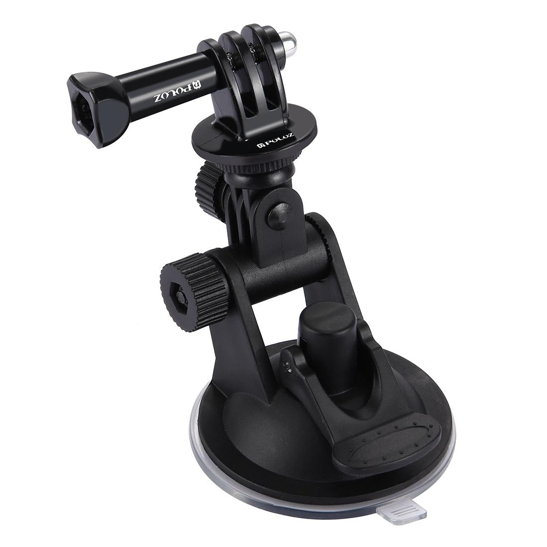 Universal Suction Cup Mount For Action Cameras With Tripod Adapter And Storage Bag