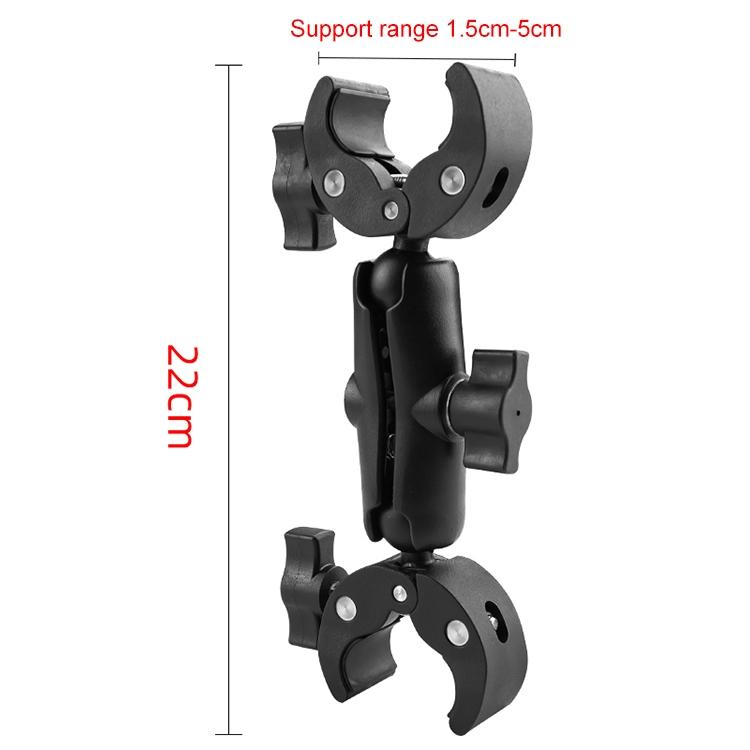 18Cm Dual Head Motorcycle Handlebar Mount