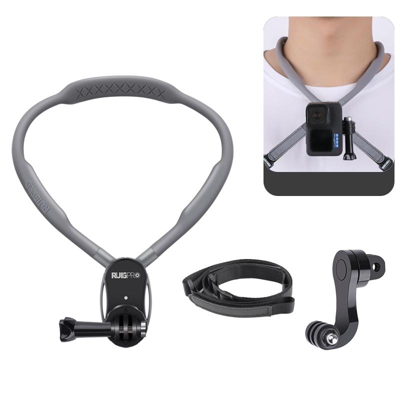 Flexible Neck Mount For Pov Viewing With Strap