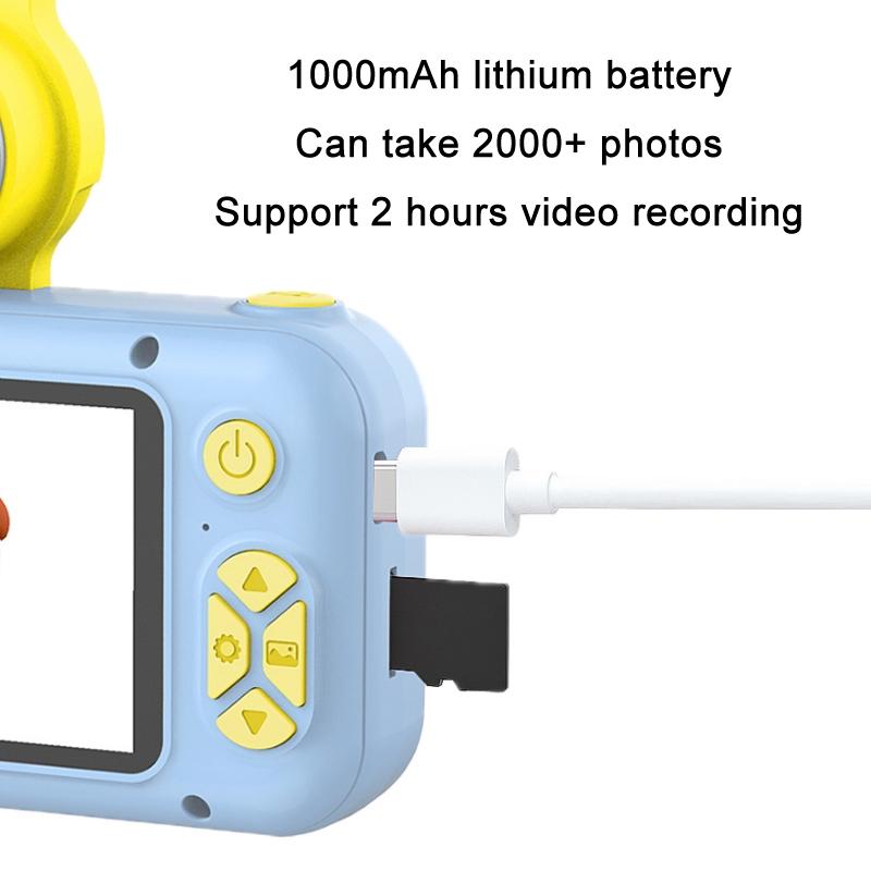 Reversible Mini Hd Child Camera - Blue Lens