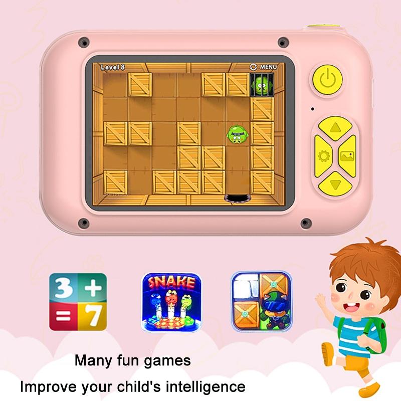 Reversible Mini Hd Child Camera - Blue Lens