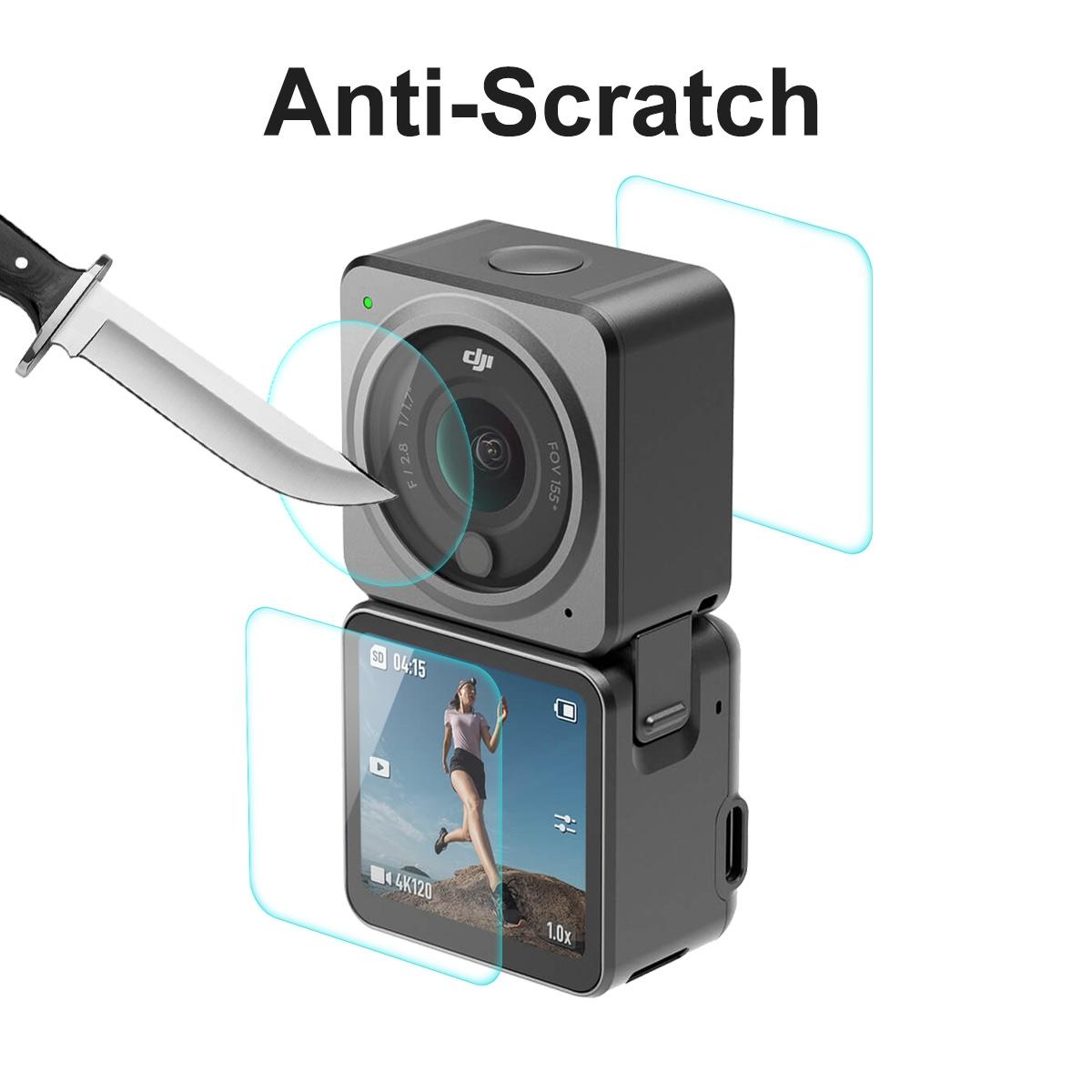 Dji Action 2 Dual Screen Combo Tempered Glass Film - 0.2Mm 9H