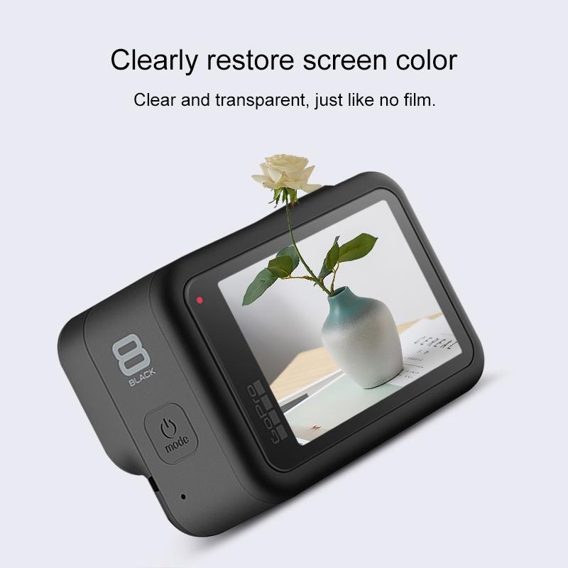 Protective Film And Screen Protector For Gopro Hero8 Camera Lens And Lcd Display