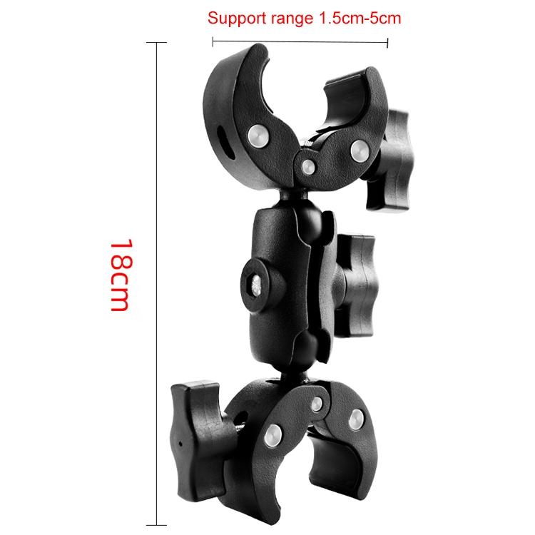 18Cm Dual Head Motorcycle Handlebar Mount