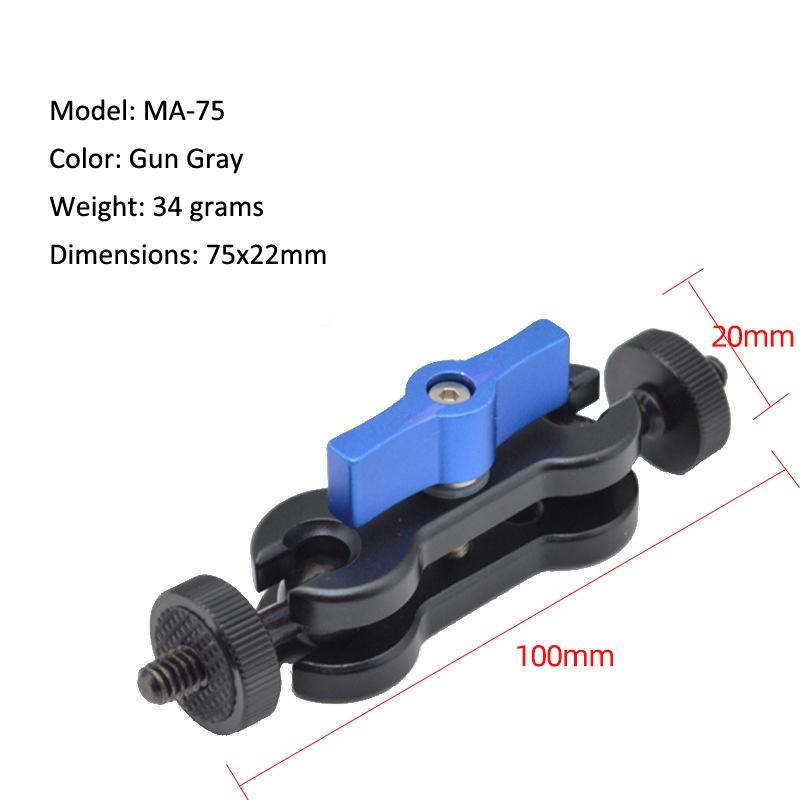 Blue Magic Arm Bracket Mount With 1 / 4 Inch Ball Head