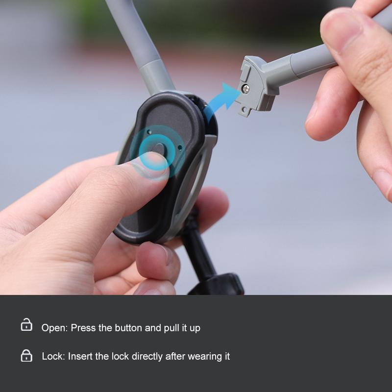 Flexible Neck Mount For Pov Viewing With Strap