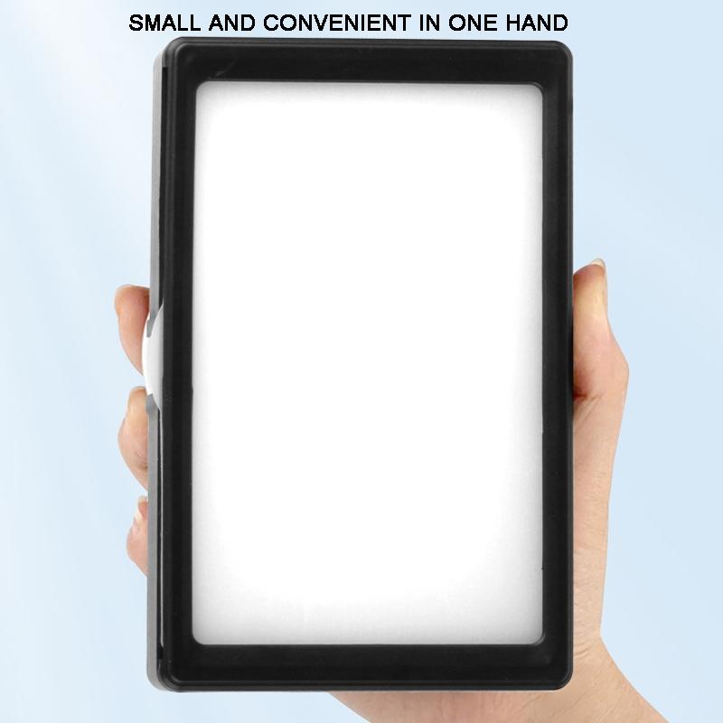 8 Three-Colour Temperature Flat-Panel Live Fill Light With 42Cm Bracket