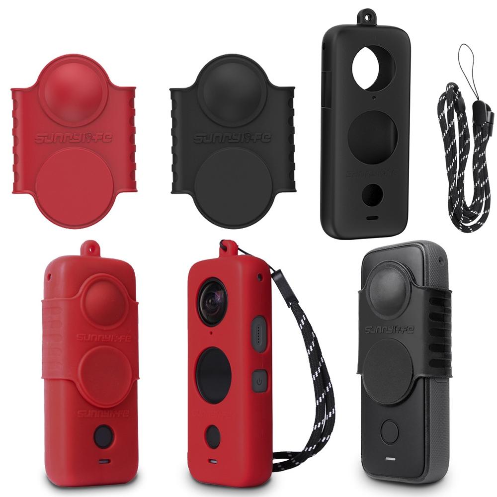 Silicone Protective Case With Lanyard For Insta360 One X2