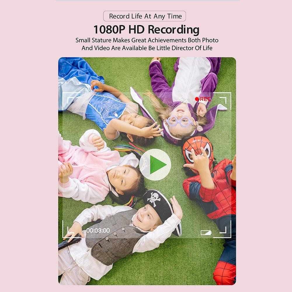 2.0-Inch 4X Zoom Hd Digital Camera For Kids - Blue