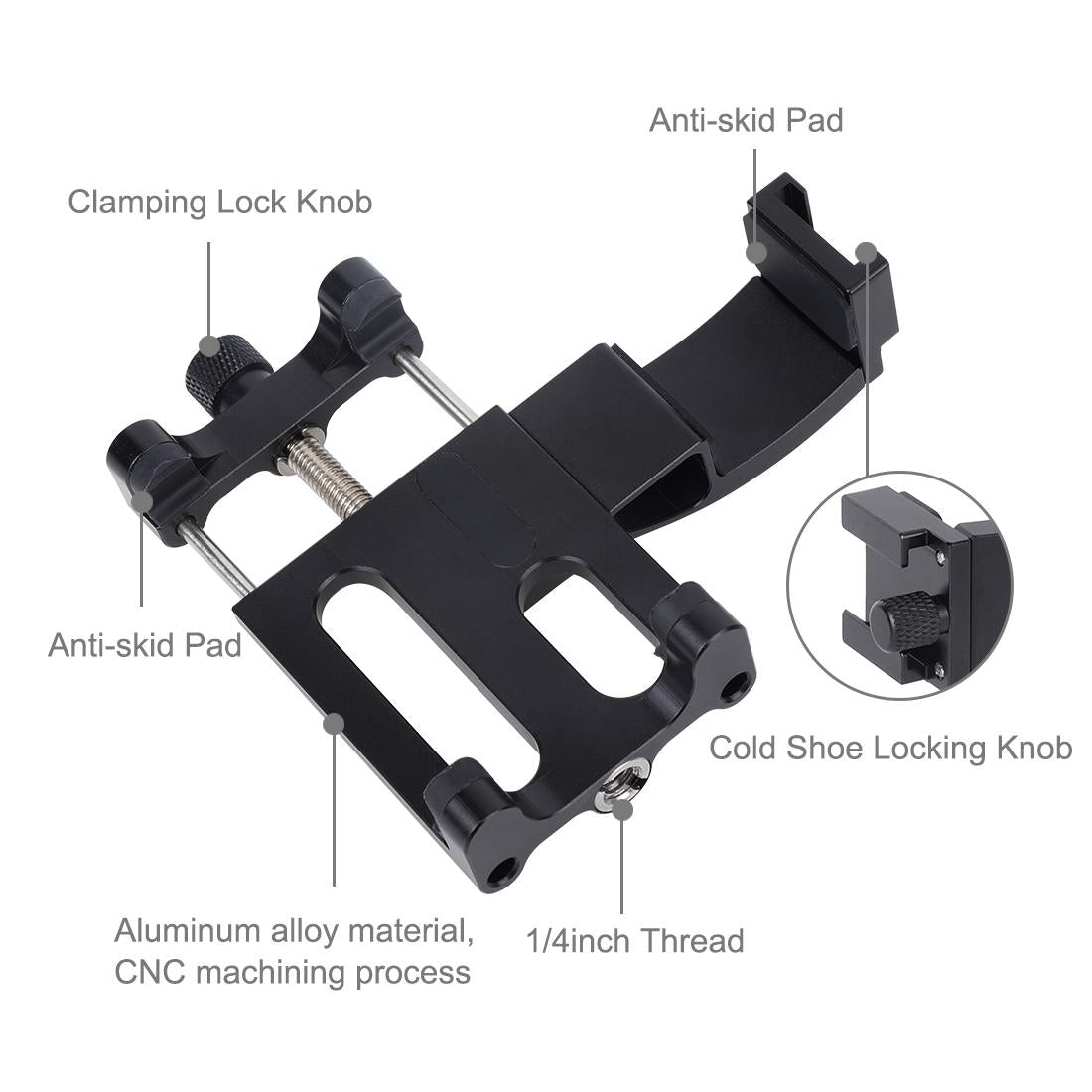 Aluminum Smartphone Expansion Holder For Dji Pocket 2