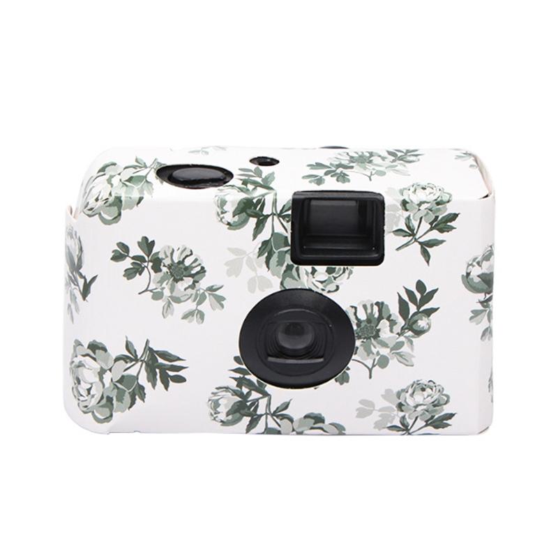 Retro Peony Disposable Mini Camera With 17 Films