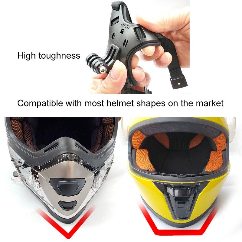 Motorcycle Helmet Mount For Action Camera And Phone