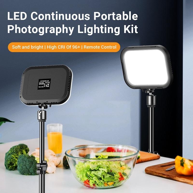 Live Portrait Soft Light Dual Bracket With Four-Colour Fill