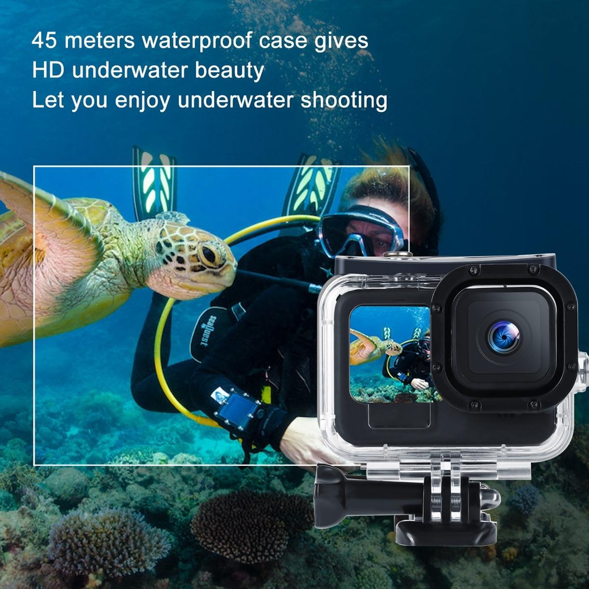 Waterproof Housing For Gopro Hero10 / 9 With Mount And Screw - 45M