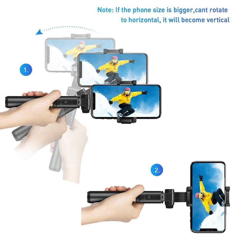 Multifunctional Mobile Phone Gimbal Stabilizer With Live Video And Selfie Stick