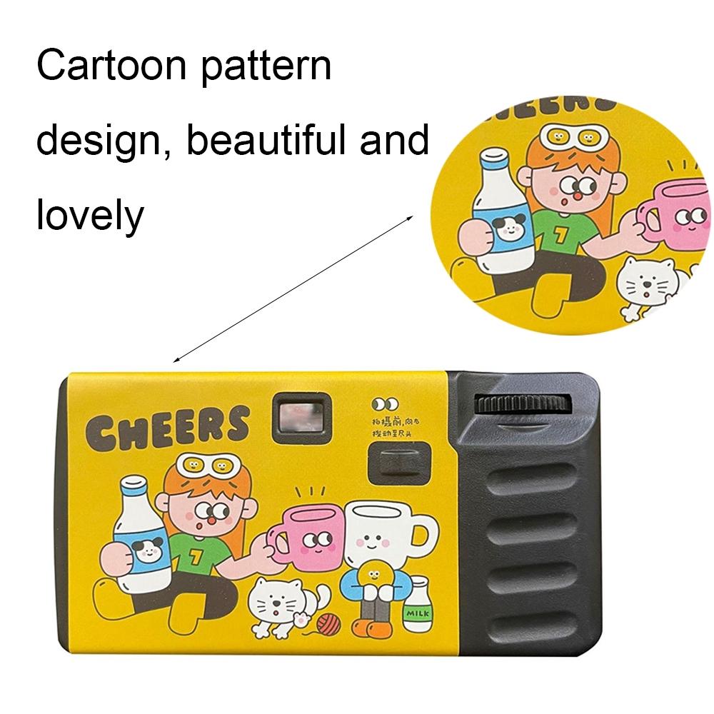 27 Retro Film Camera Waterproof Cartoon Stickers - Happy Day Design