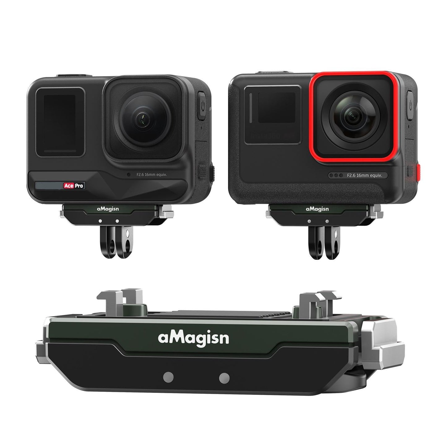 Amagisn Magnetic Quick Release For Insta360 Ace Pro Sports Camera