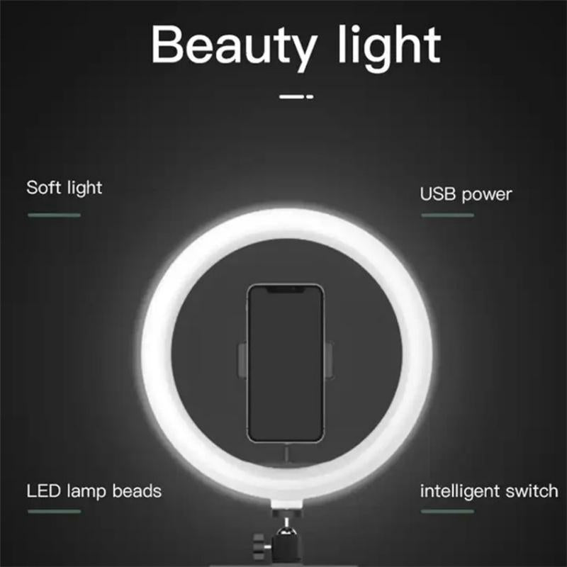 10 Inch Ring Light Set For Live Streaming And Beauty Stand
