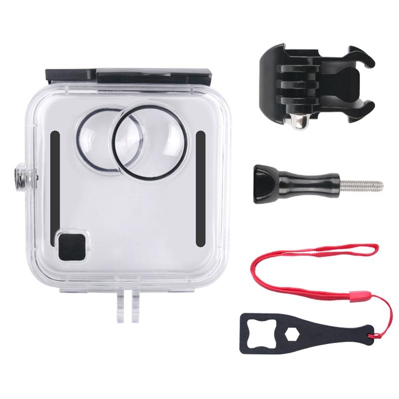 Waterproof Housing For Gopro Fusion With Mount And Wrench