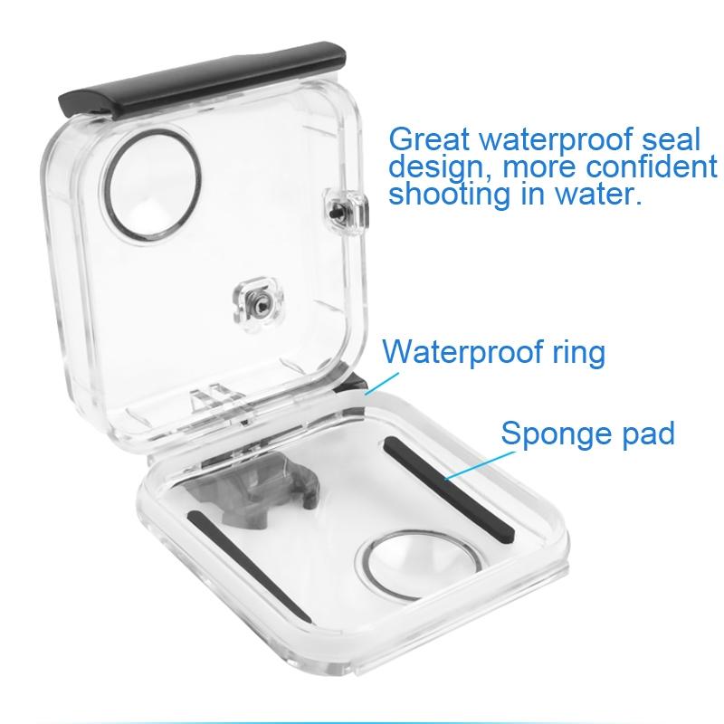 Waterproof Housing For Gopro Fusion With Mount And Wrench