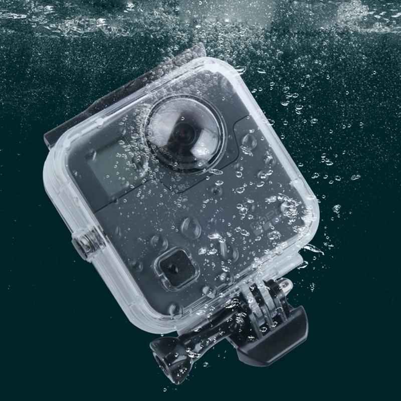 Waterproof Housing For Gopro Fusion With Mount And Wrench