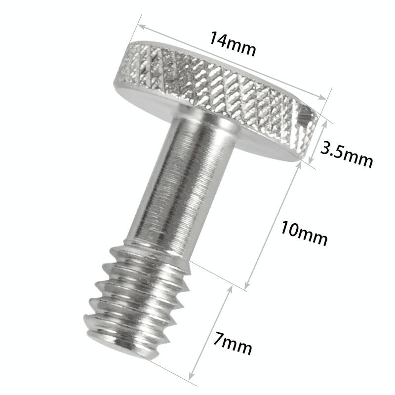 2-Pack 1 / 4 Female Thread Camera Mount Screws