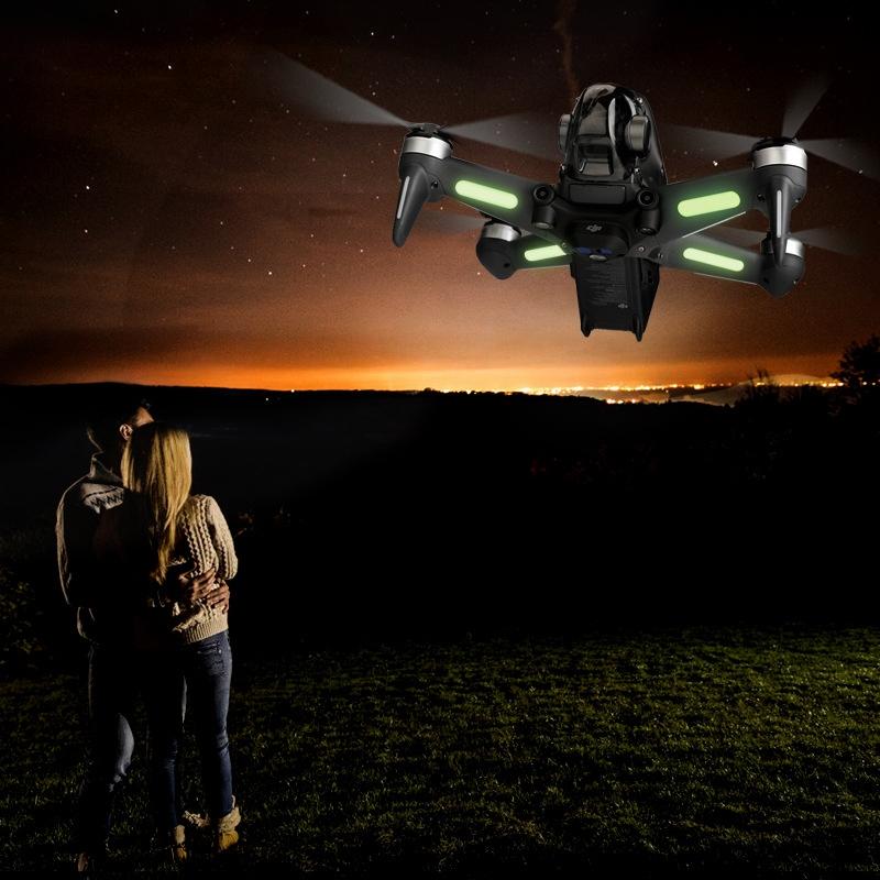 2-Pack Luminous Night Flight Stickers For Dji Fpv Drone