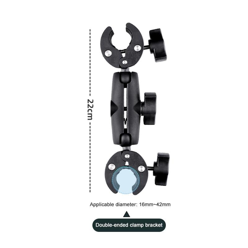Universal Dual-Head Motorcycle Handlebar Mount Holder