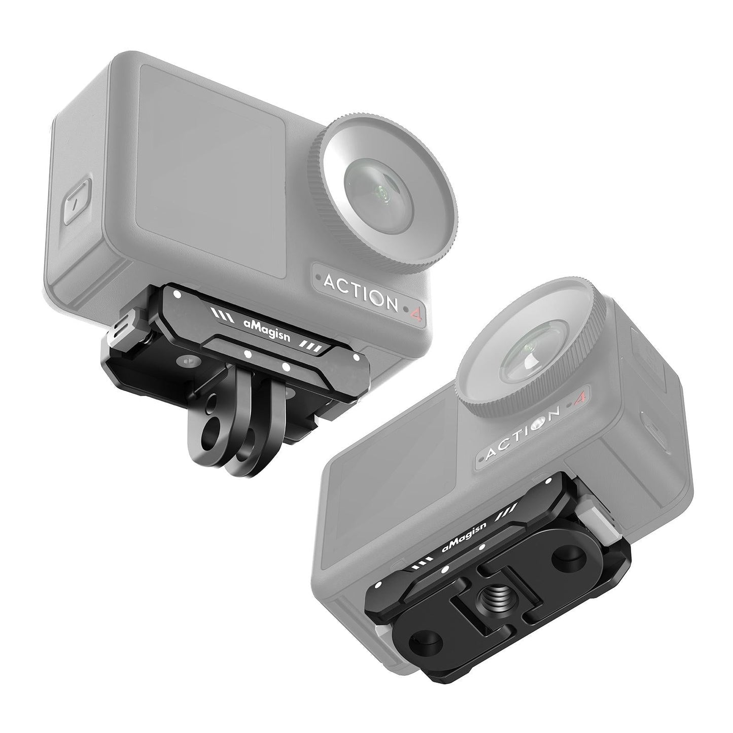 Quick Release Magnetic Camera Mount For Dji Action 4 / 3 - Amagisn