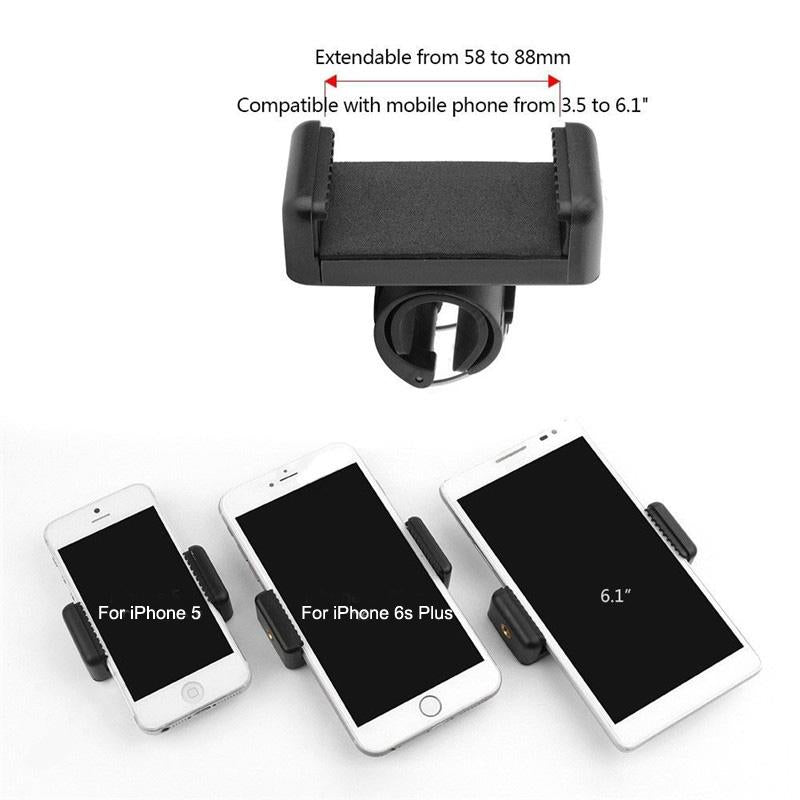 Universal Phone Clip For Selfie Stick And Bike Mount