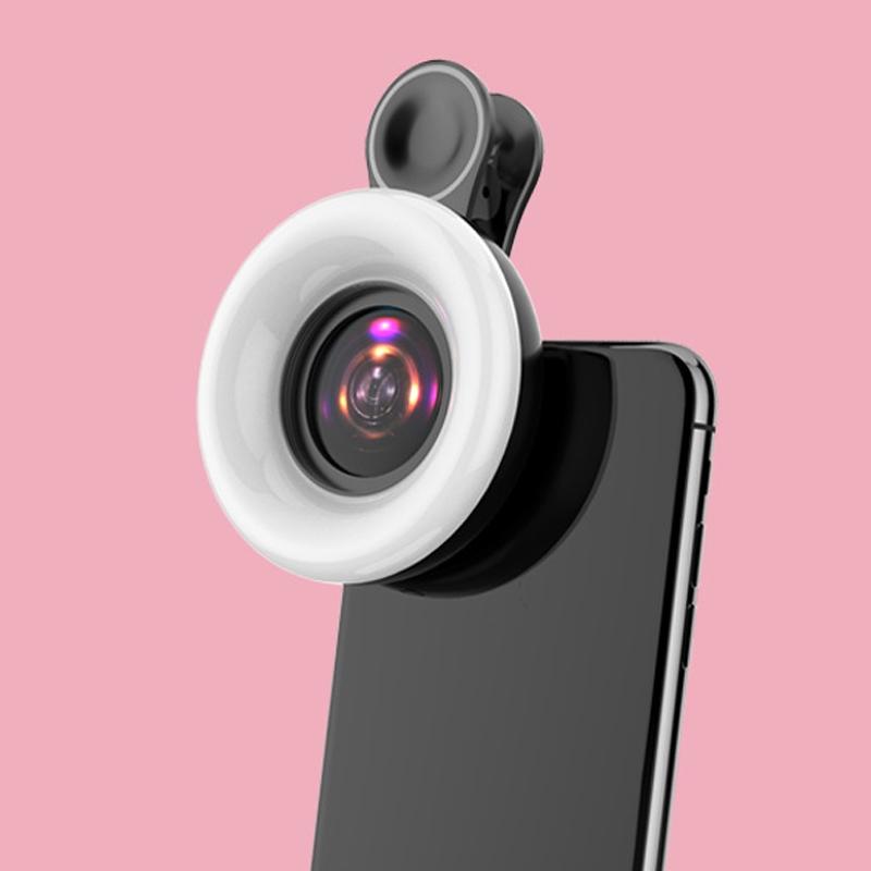 Selfie Light Macro Lens For Mobile Beauty Makeup