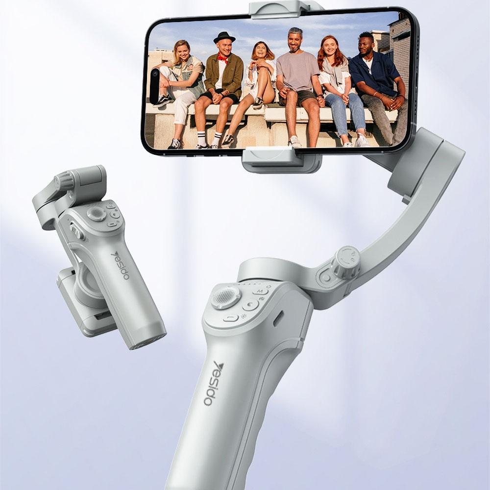 Three-Axis Handheld Gimbal For Sf18 Phone - Anti-Shake White