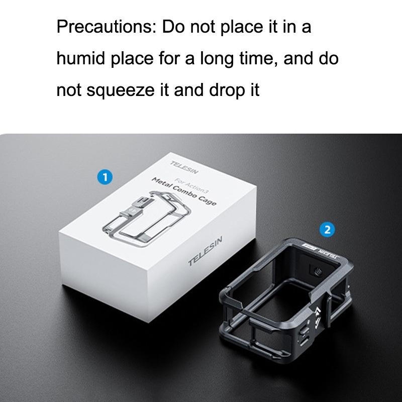 Protective Frame For Dji Action 3 With Motion Camera - Rabbit Cage