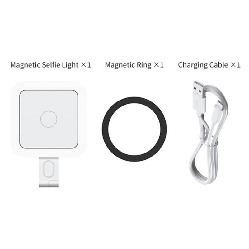 Portable Magnetic Selfie Light For Live Streaming And Skin Beauty