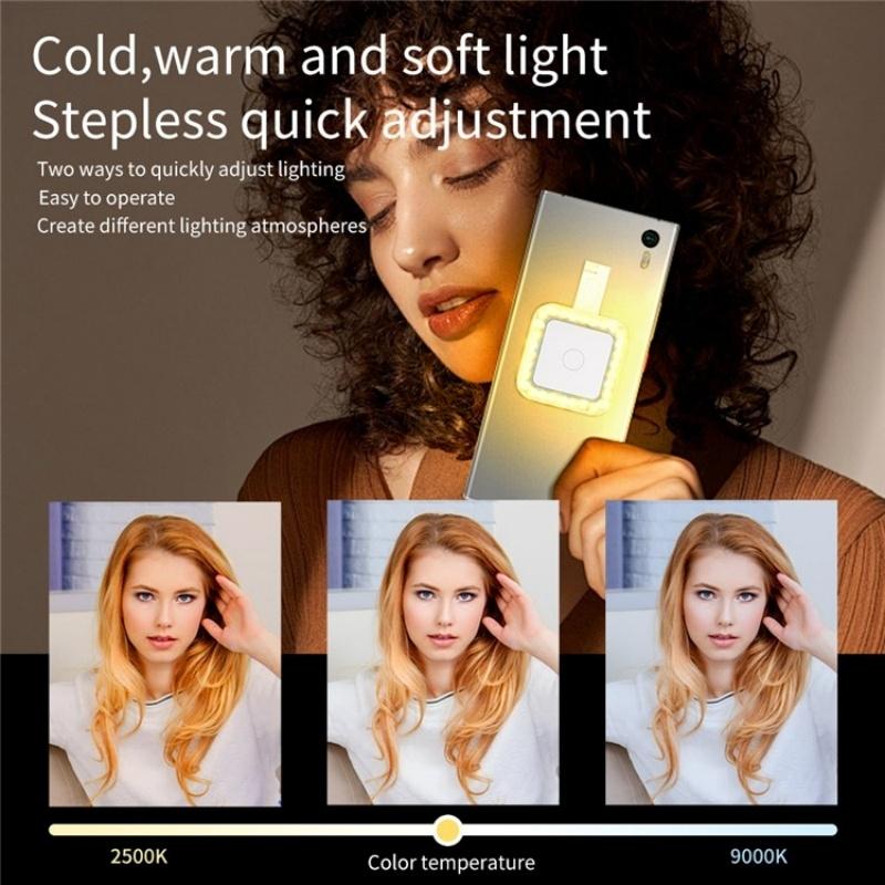 Portable Magnetic Selfie Light For Live Streaming And Skin Beauty