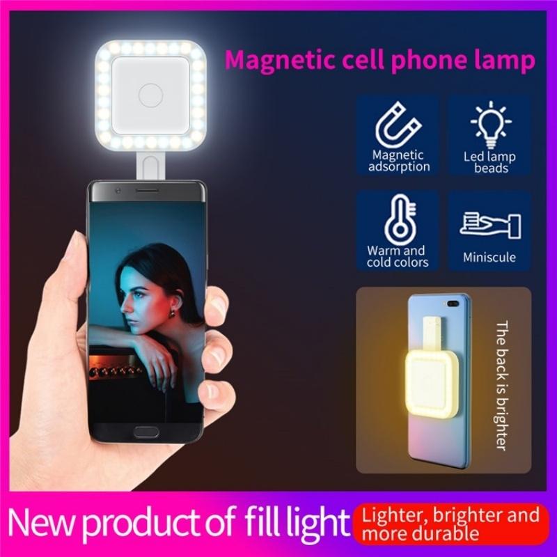 Portable Magnetic Selfie Light For Live Streaming And Skin Beauty