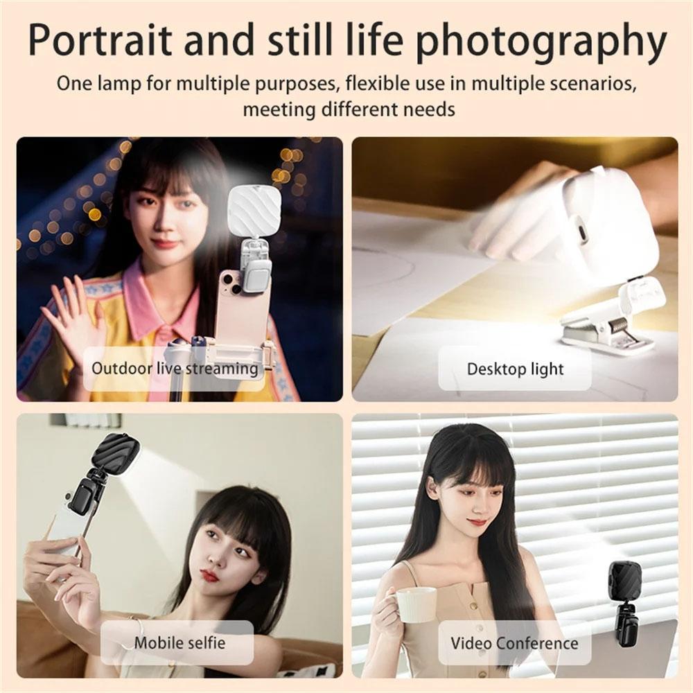 Usb Charging Led Beauty Fill Light For Mobile Phone Live Camera