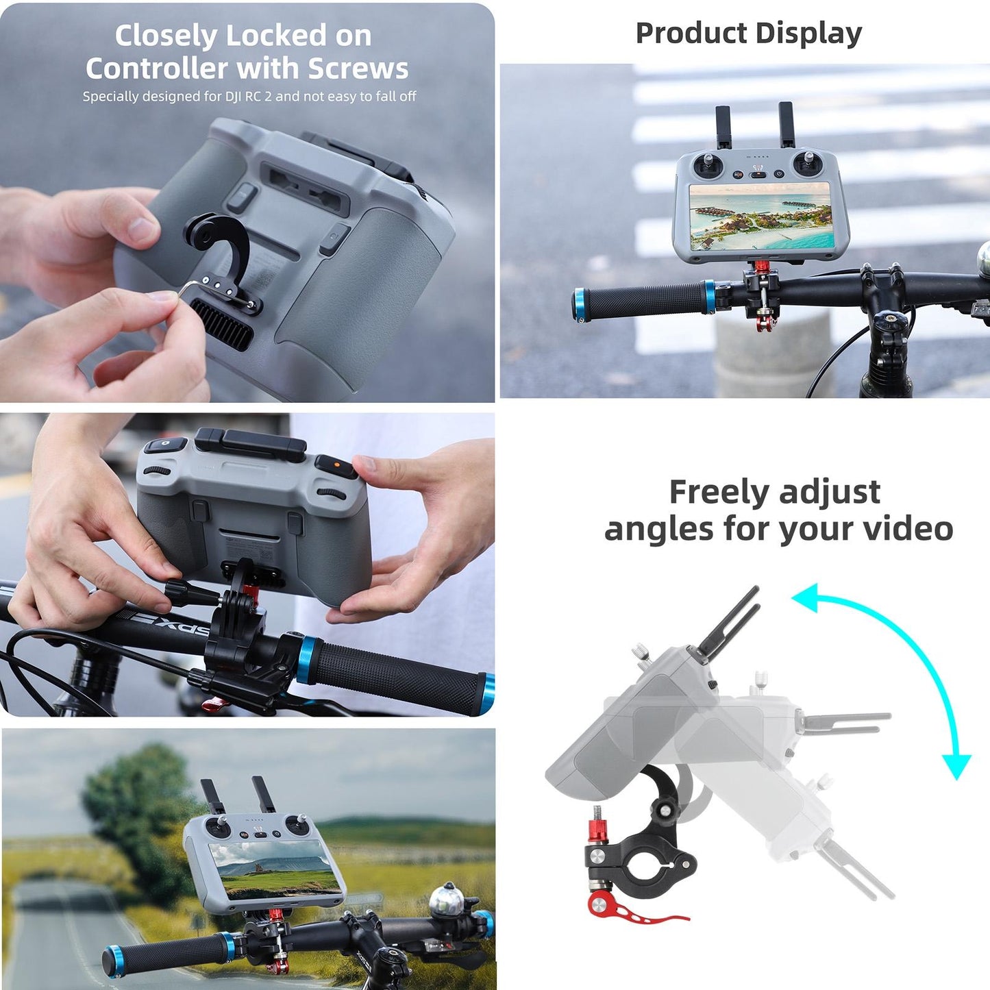 Remote Control Riding Bracket For Dji Air 3 And Rc 2