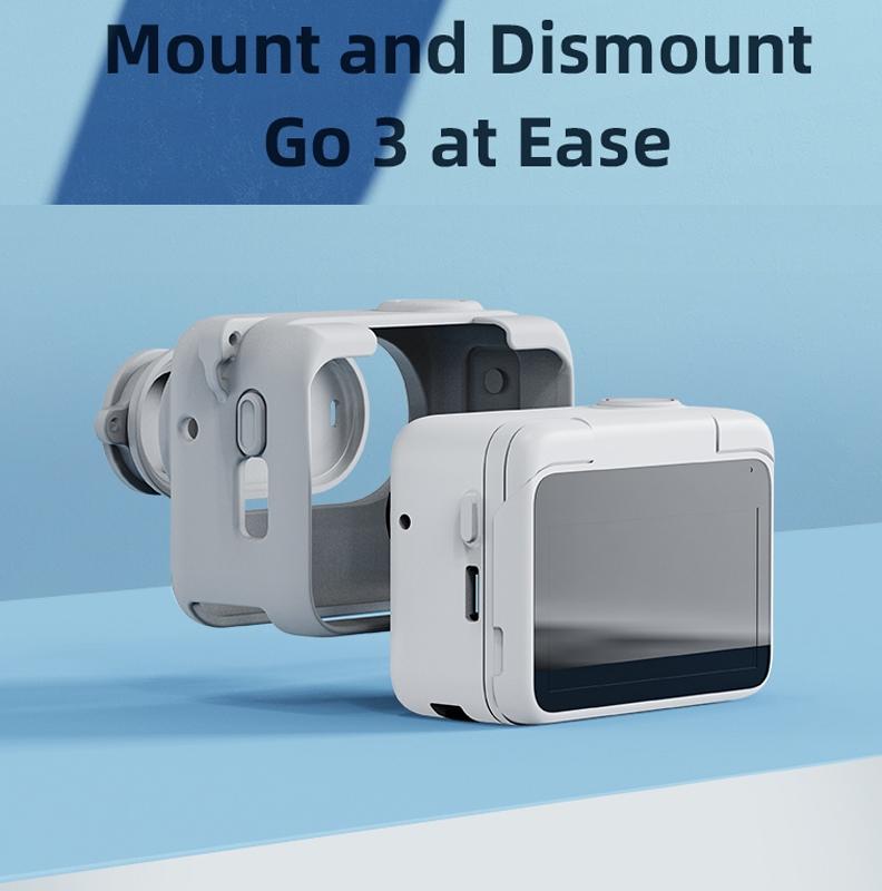 Amagisn Silicone Body Cover For Insta360 Go 3 With Lanyard