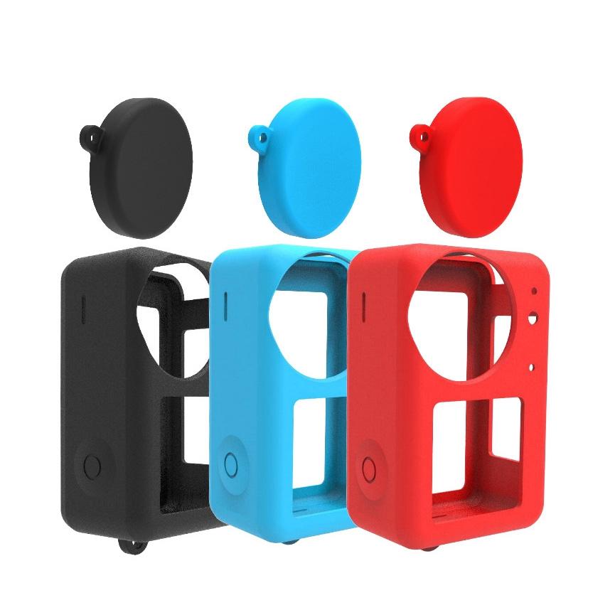 Protective Silicone Case With Lens Cap For Dji Action 3