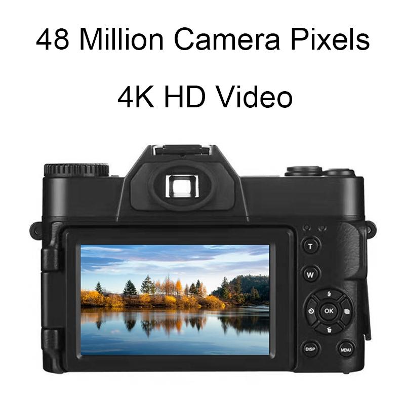 Retro Foldable 48Mp 4K Hd Digital Camera - Simple Version