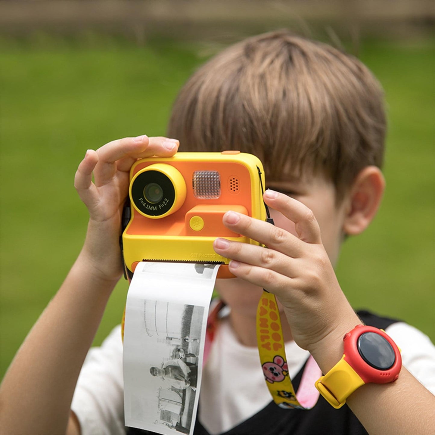 2-Inch Dual Lens Instant Print Camera For Children - 4800W Pixel