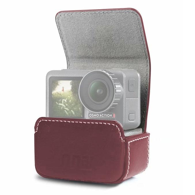 Waterproof Mini Leather Case For Dji Action Gopro Sjcam Xiaomi Mi Jia - Storage Box