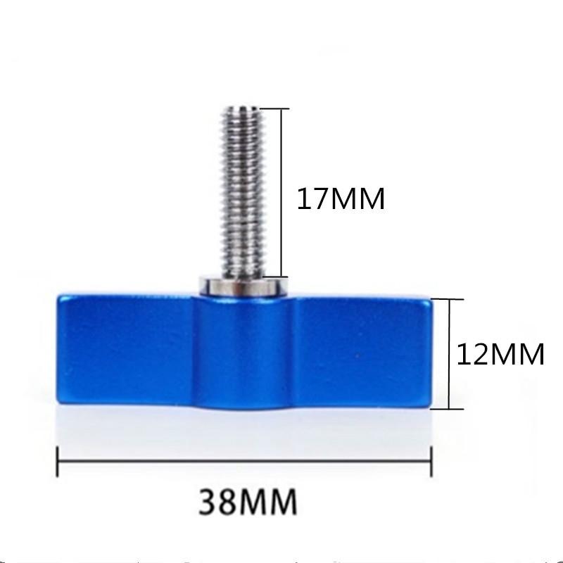 10Pcs T-Shaped Multi-Directional Screw With M5 Aluminum Alloy Handle